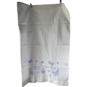 Thomaston Pillowcase Standard T-180 Butterfly/Lady Bug To Embroidery Vintage